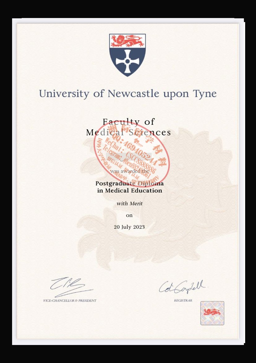 纽卡斯尔大学毕业证与成绩单样本