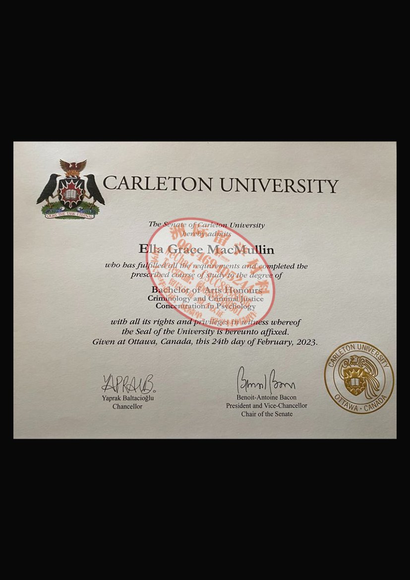 卡尔顿大学：毕业证与成绩单