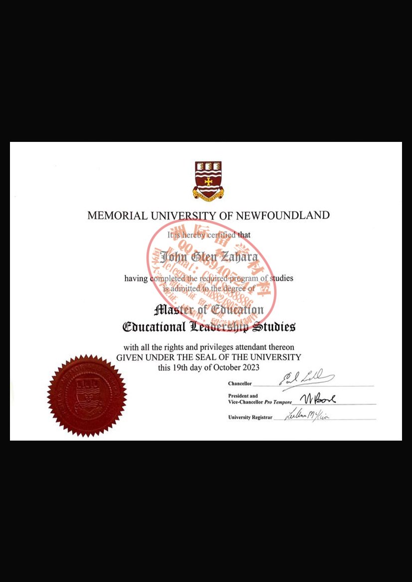 纽芬兰纪念大学毕业证与成绩单