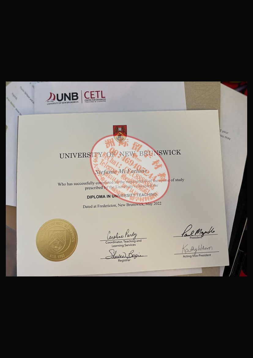 新布伦瑞克大学毕业证与成绩单