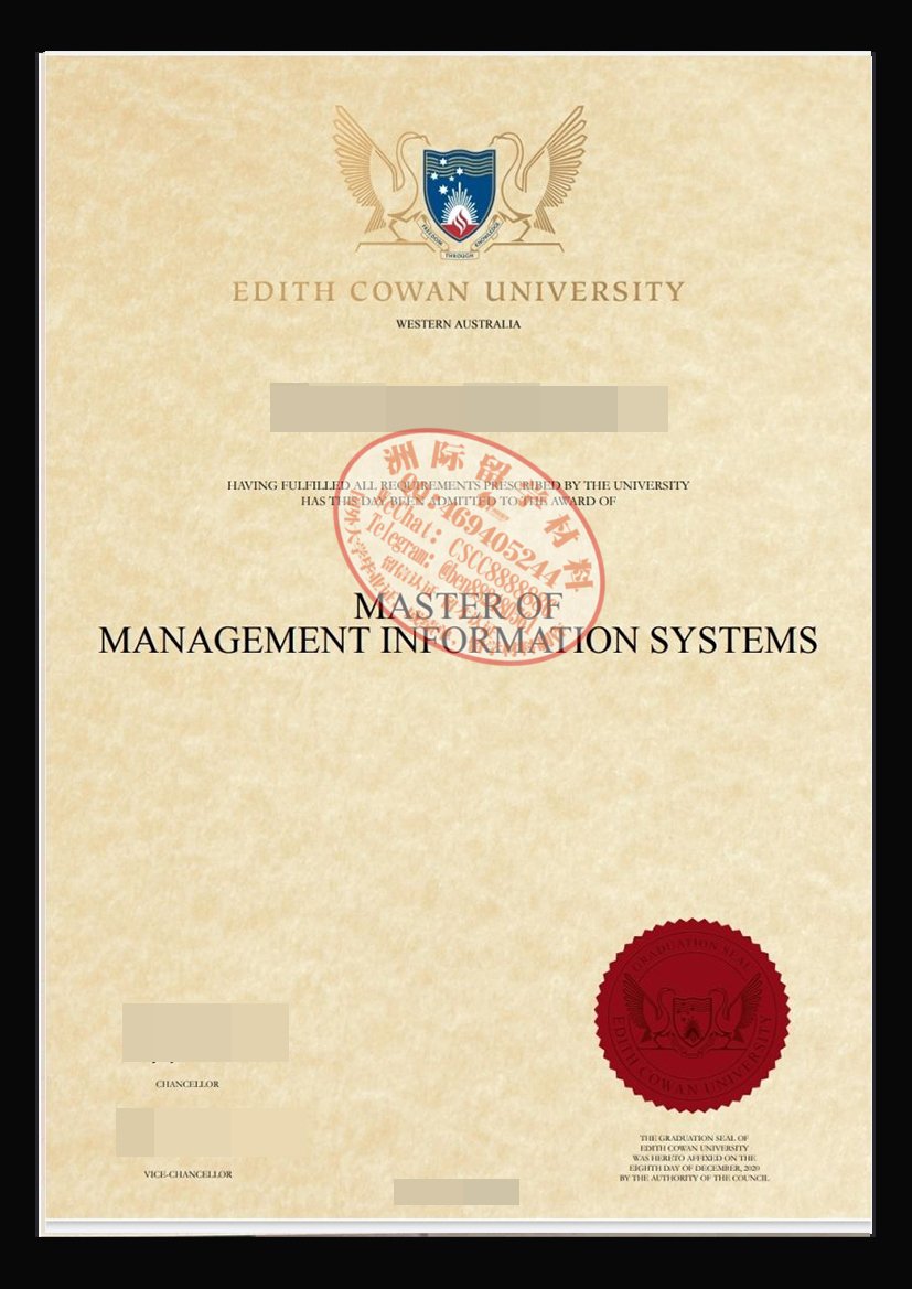 埃迪斯科文大学毕业证与成绩单样本