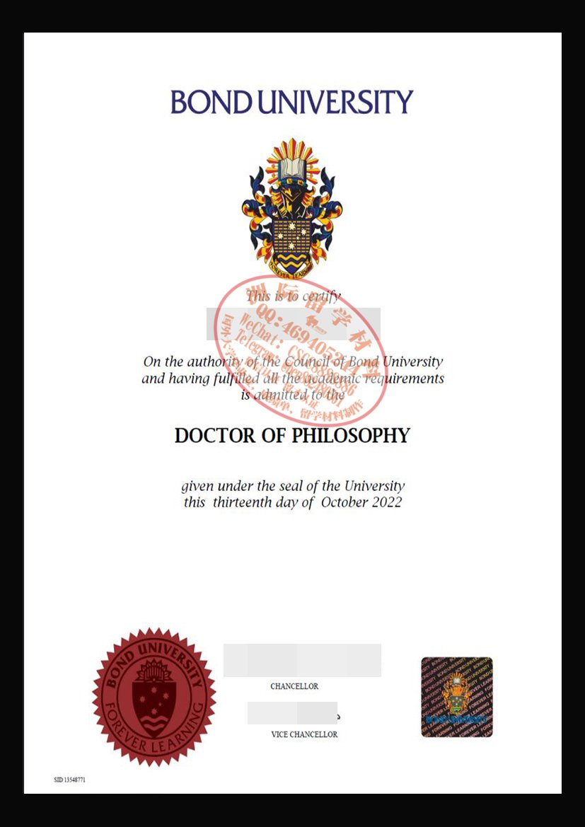 邦德大学毕业证与成绩单样本