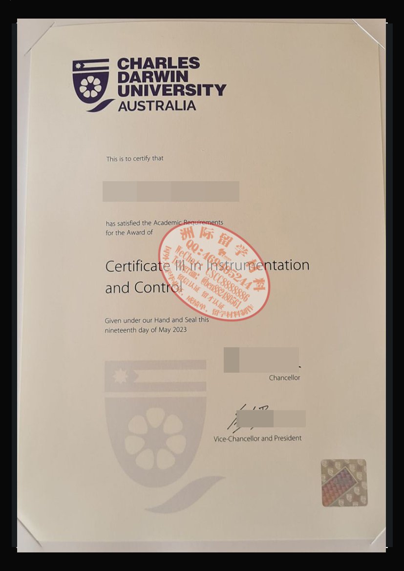 查尔斯达尔文大学毕业证与成绩单样本