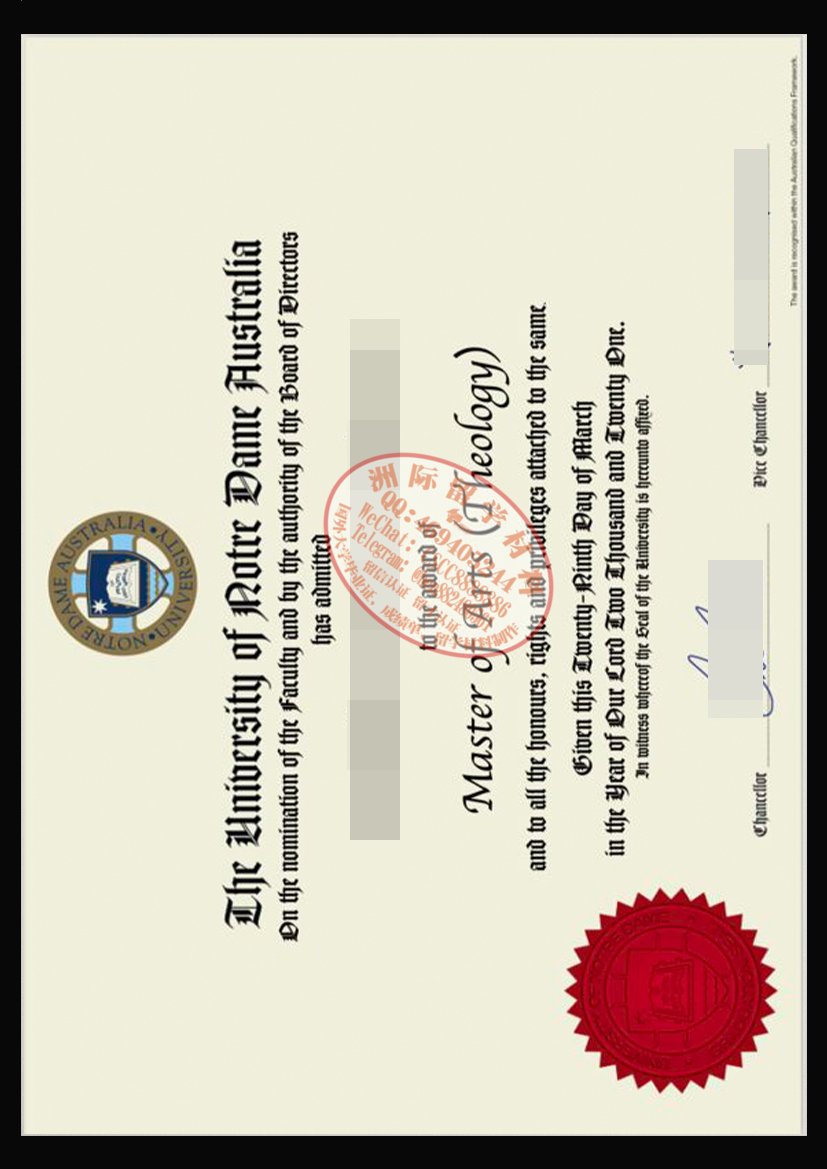 澳大利亚圣母大学毕业证与成绩单样本