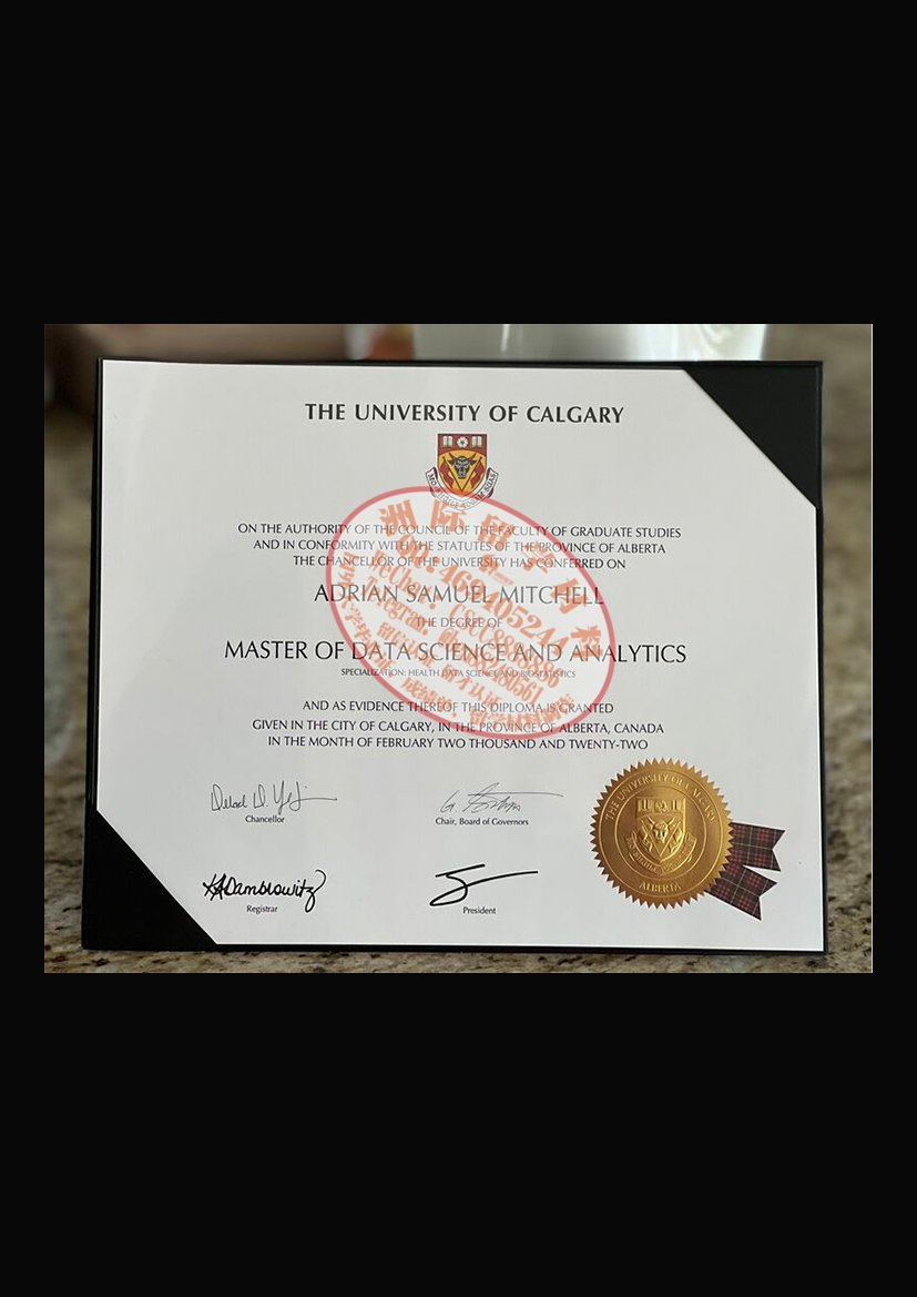卡尔加里大学毕业证与成绩单样本