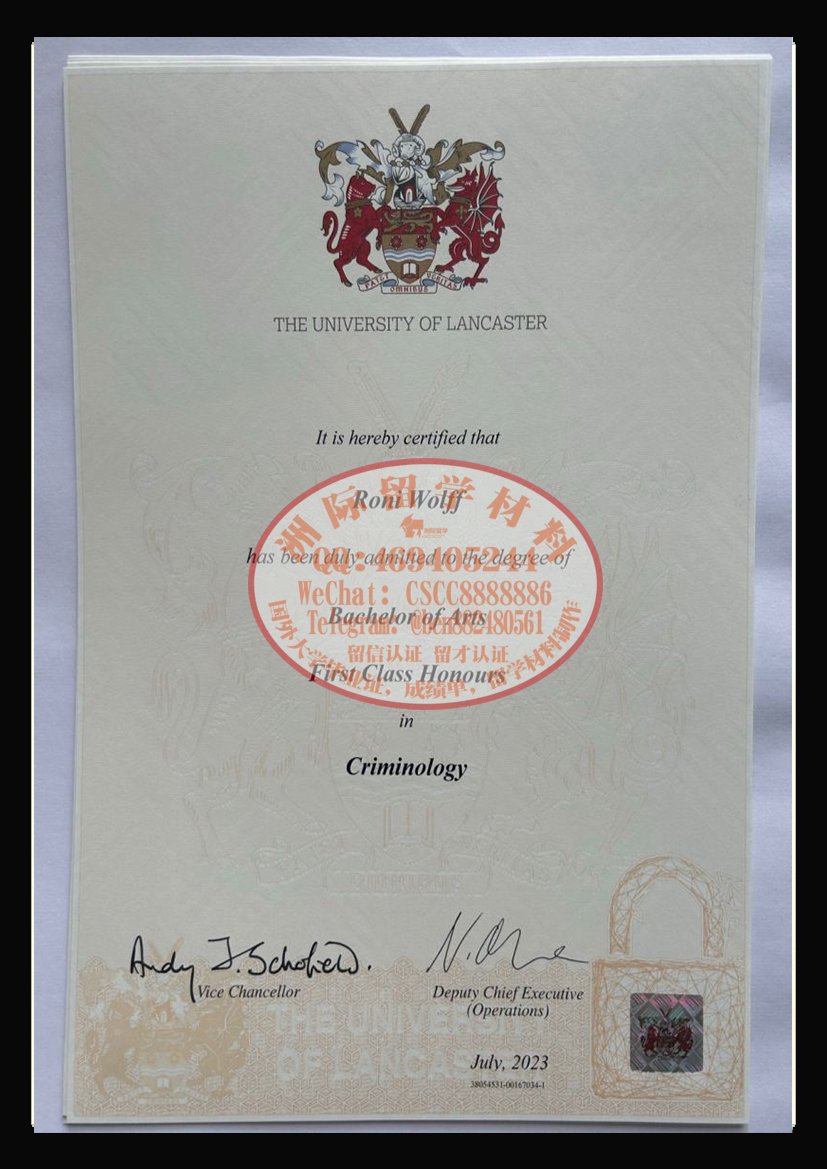 兰卡斯特大学毕业证成绩单样本