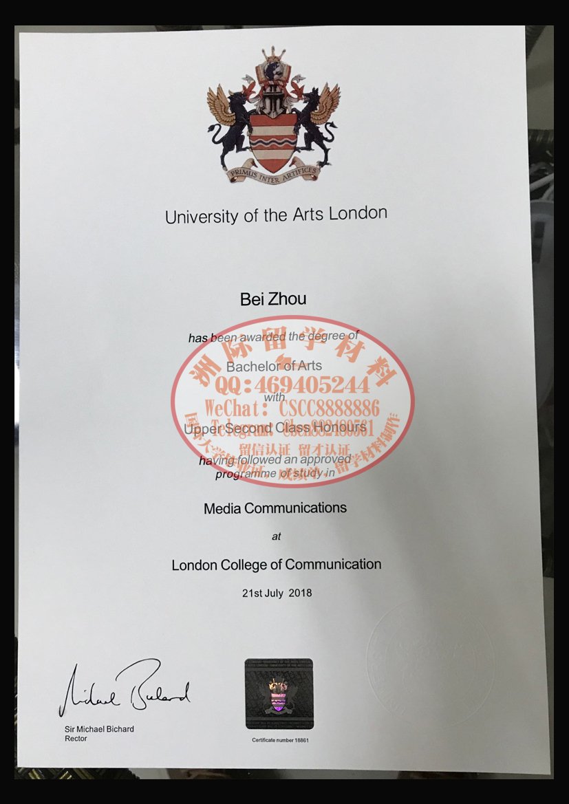 伦敦艺术大学毕业证成绩单样本